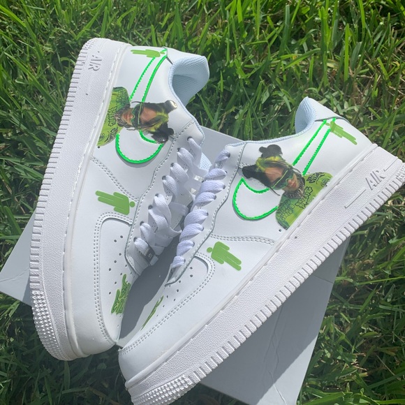 Shoes | Nwt Custom Nike Air Force 1s Billie Eilish | Poshmark